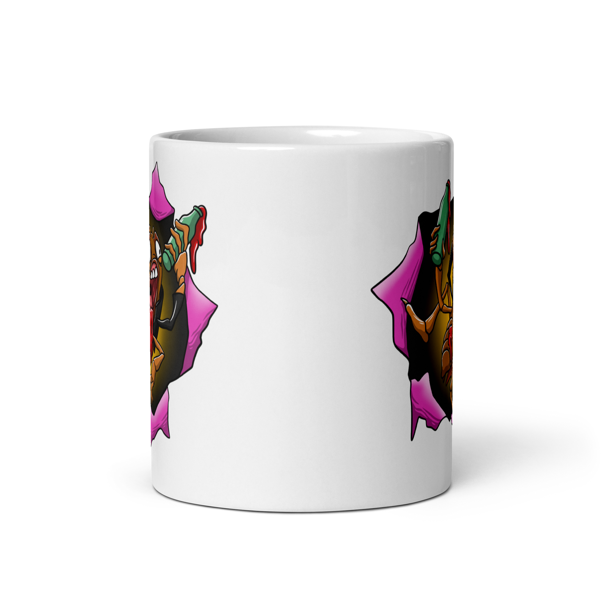 Blood Roach Ceramic Mug 11 oz front