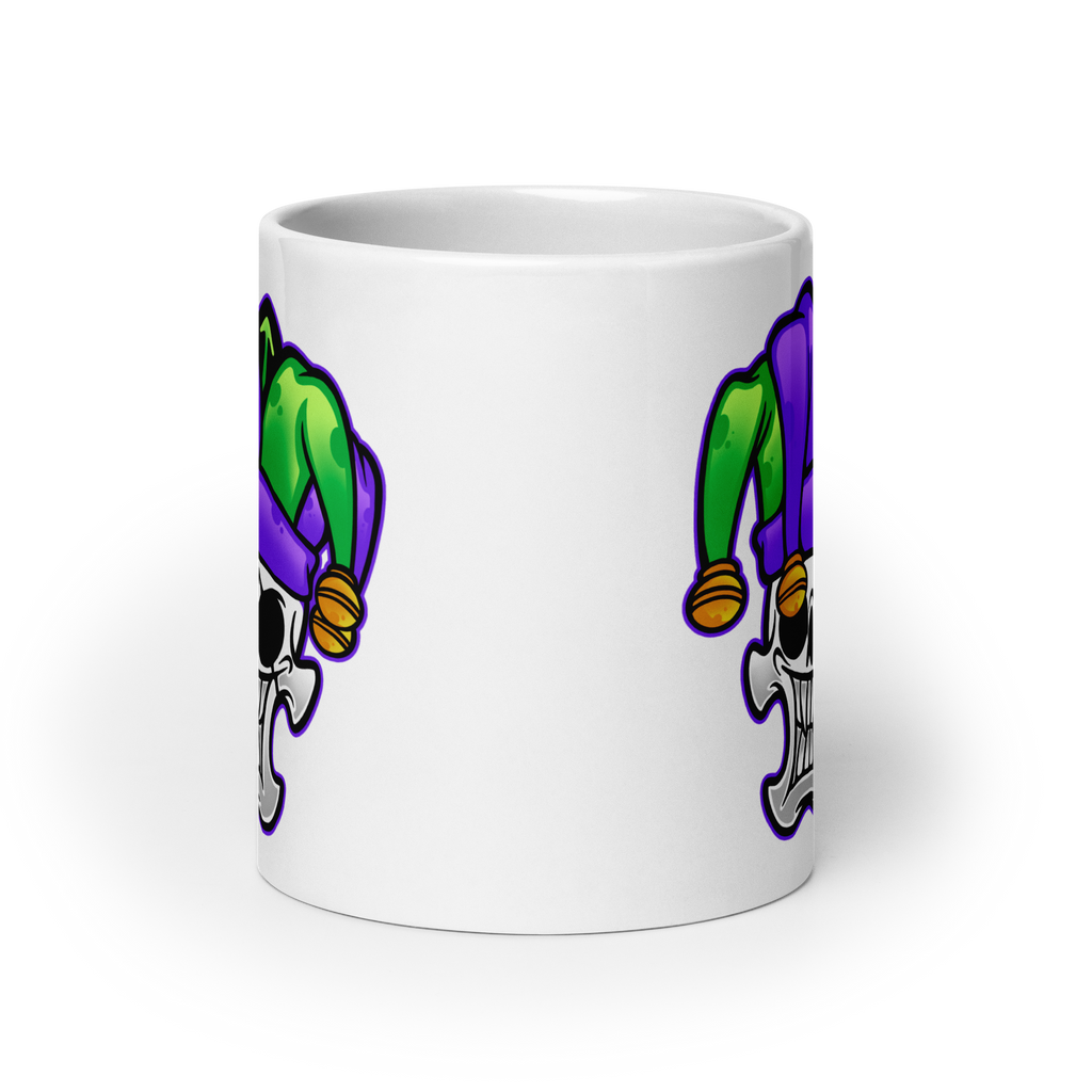 Jester Ceramic Mug 20 oz front